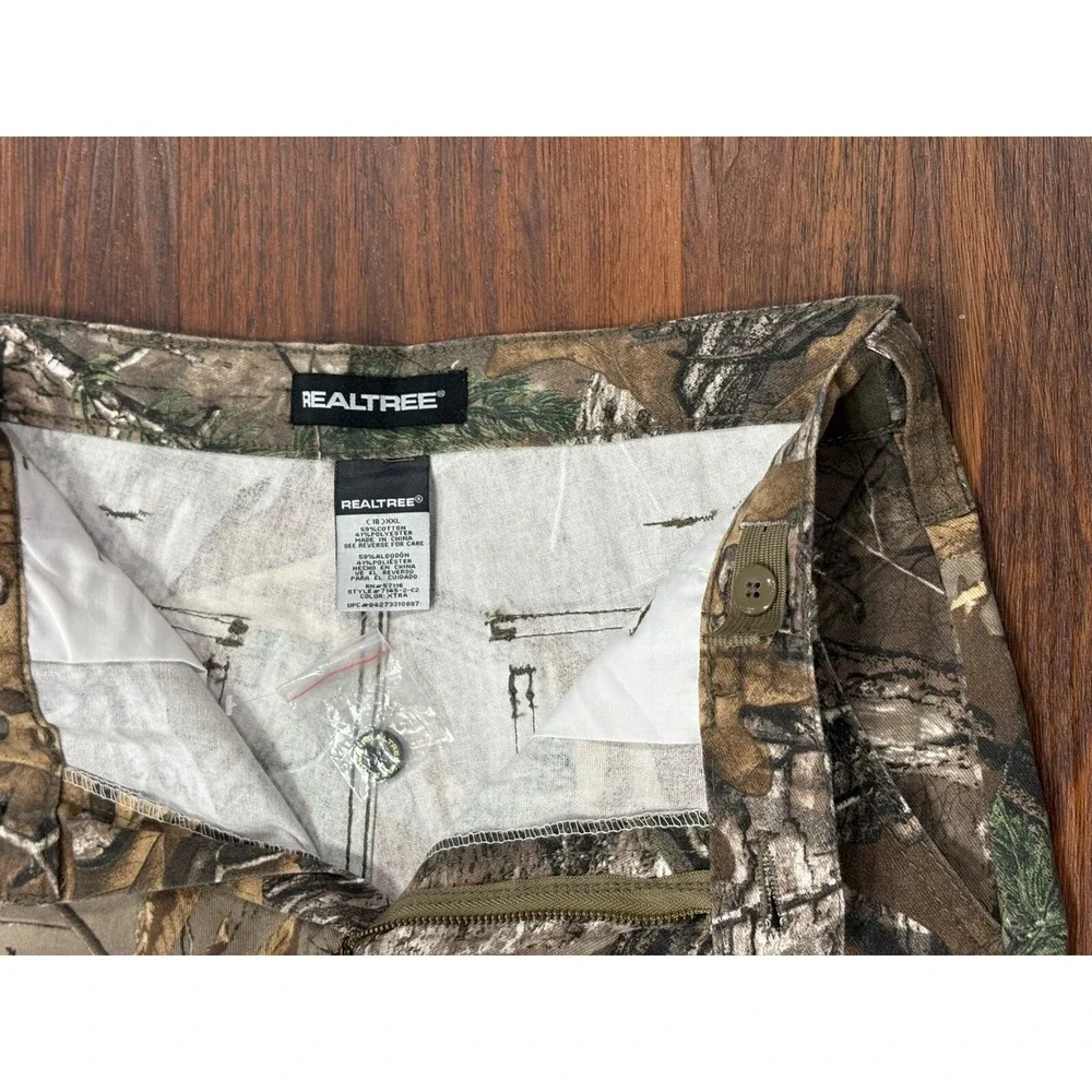 Camouflage Hunting Pants Men's Realtree® Xtra 6 Pocket‎ Cargo Style Size XXL